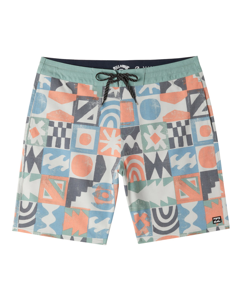 Sundays Lo Tide 19" Boardshorts - Washed Blue