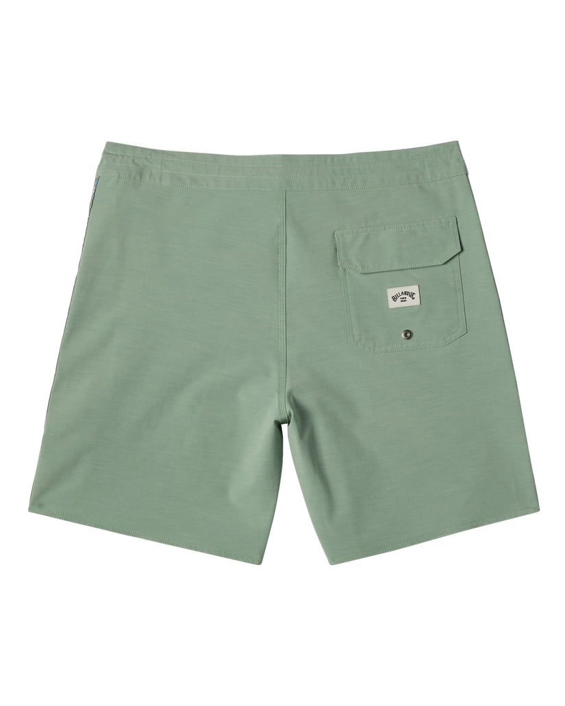 D Bah Lo Tide 18" Boardshorts - Sage