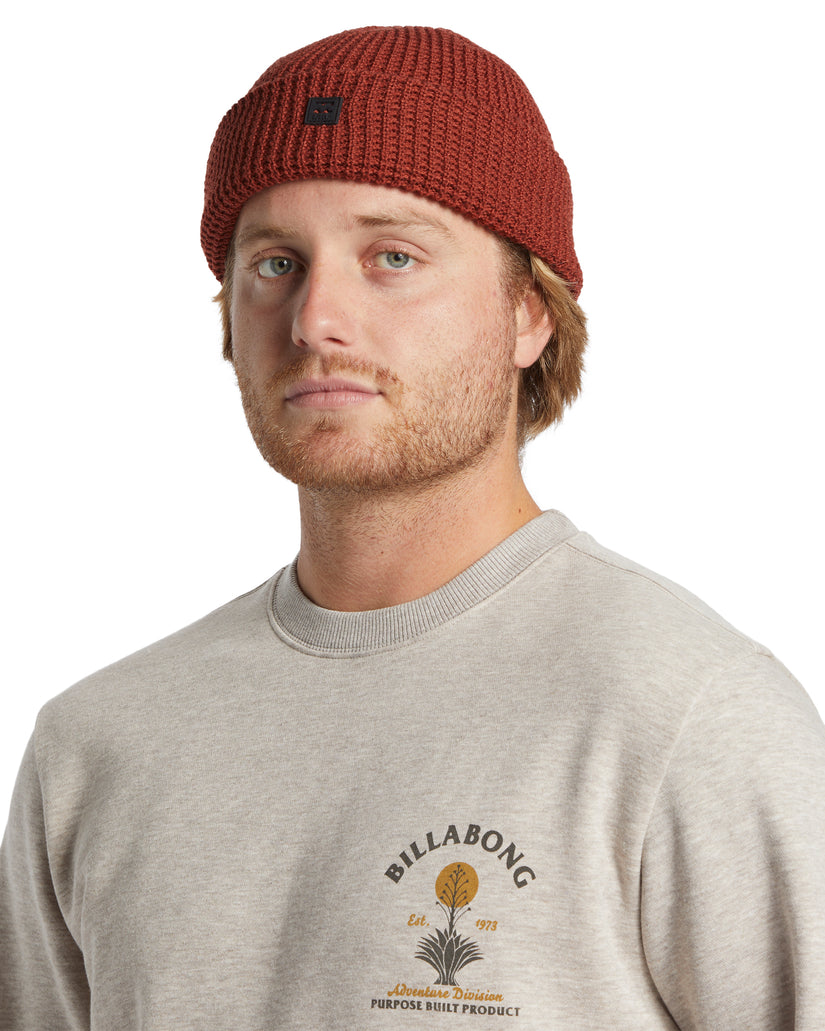 Adventure Division Barrow Cuff Beanie - Sangria