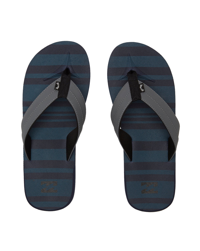 All Day Impact Print Slip-On Sandals - Dark Blue