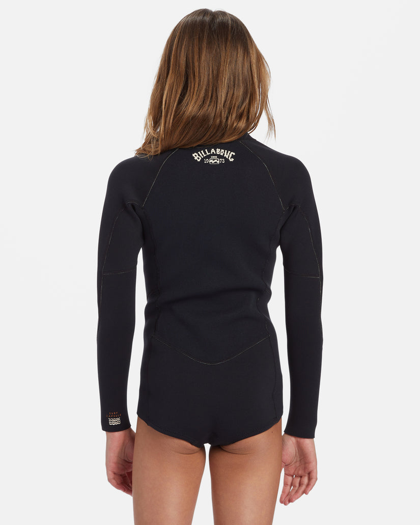 Girls Teen Salty Dayz Natural Spring Wetsuit - Hidden Palms Black