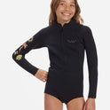 Girls Teen Salty Dayz Natural Spring Wetsuit - Hidden Palms Black