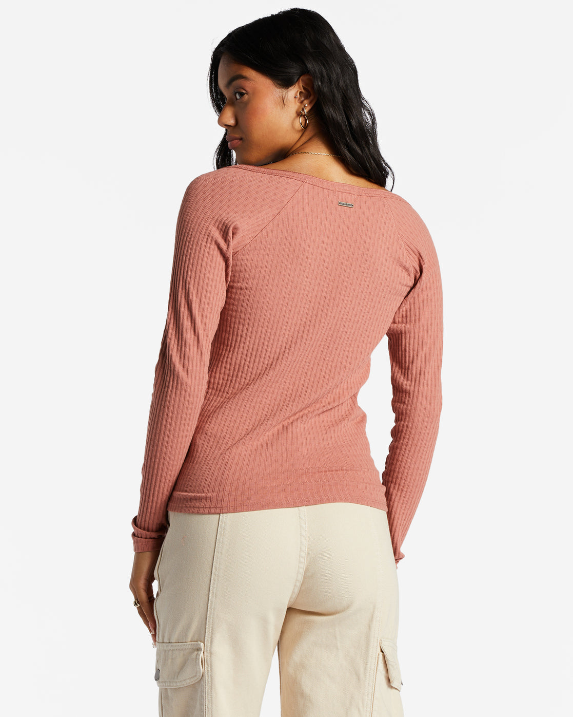 Call Me Rib Knit Top - Sweet Tea