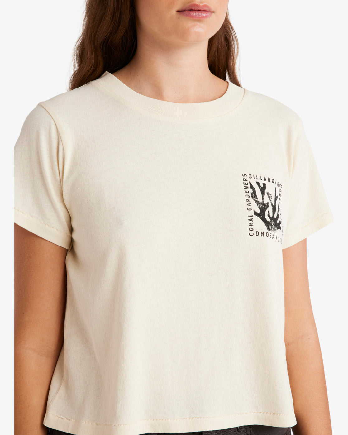 Coral Gardener Shrunken T-Shirt - White Cap