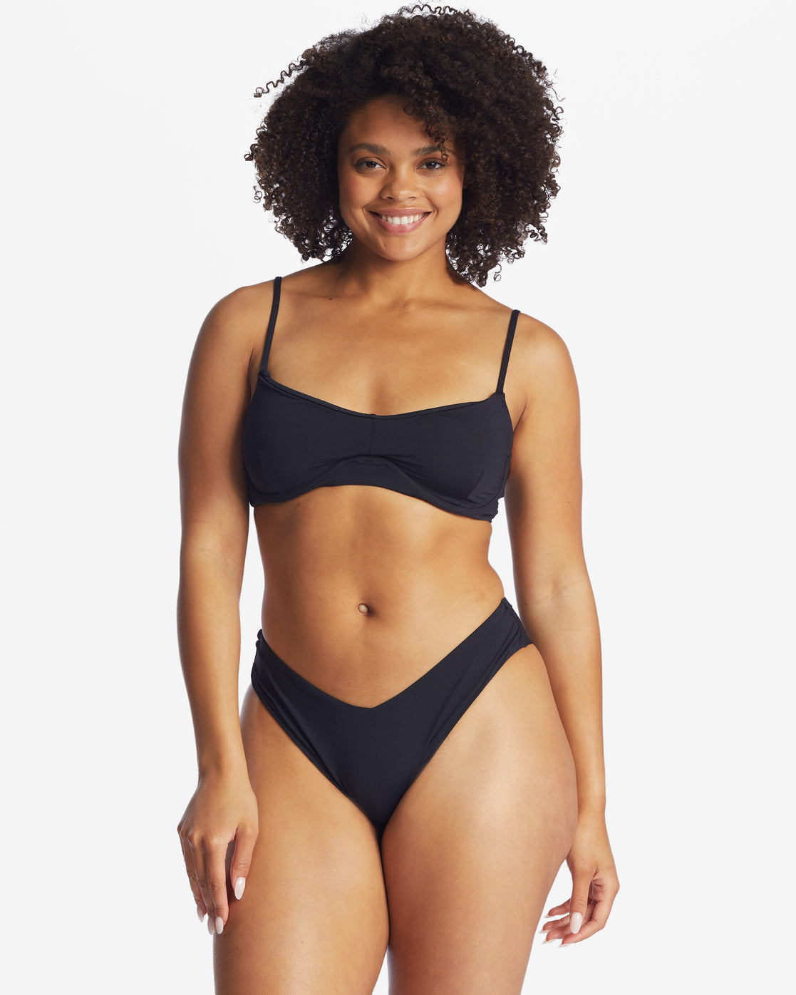 Buy Ladies Sustainable Black Bikini Bottoms by Snapper Rock online