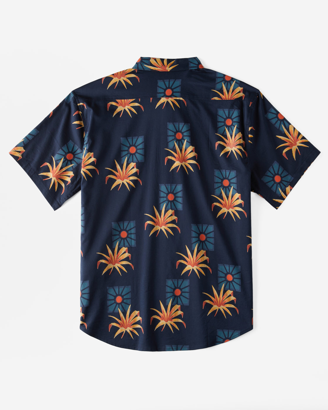 Boys (2-7) Sundays Short Sleeve Shirt - Navy