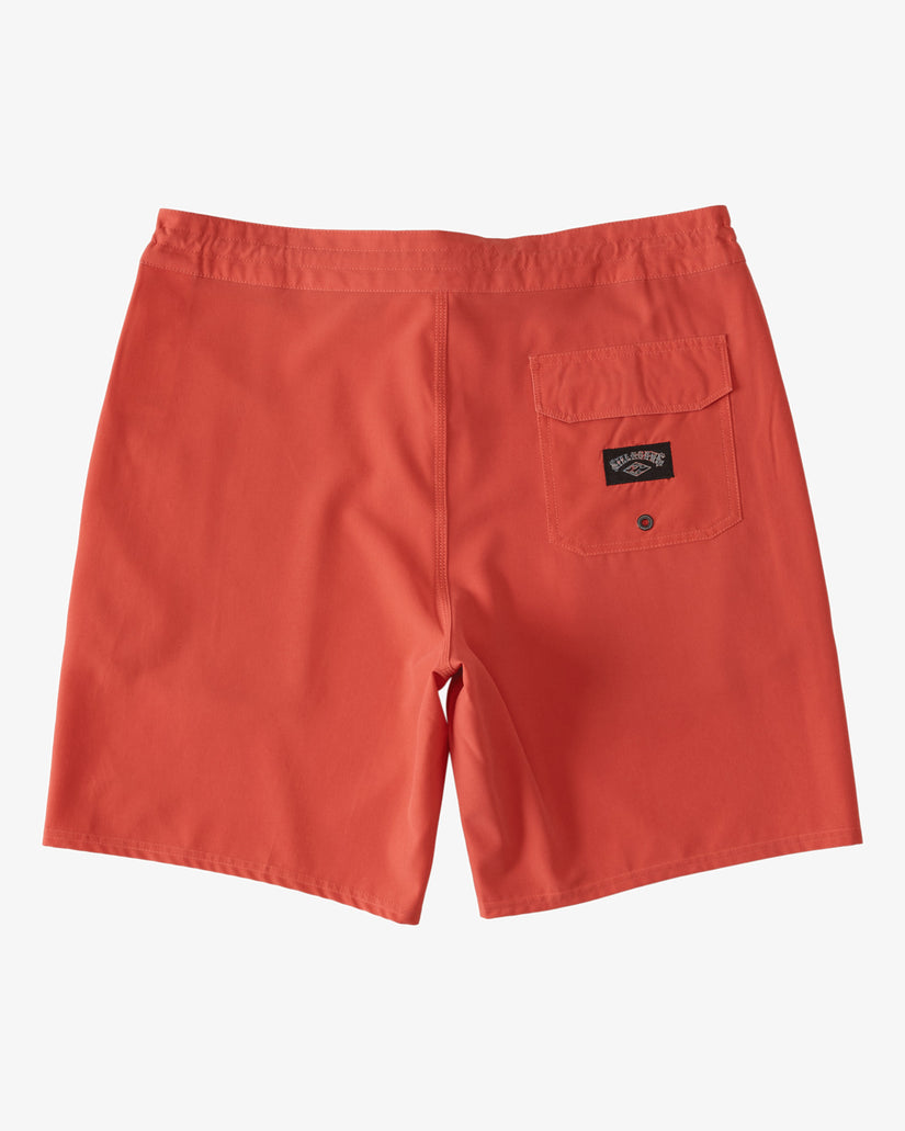 Every Other Day Lo Tide 17" Boardshorts - Coral