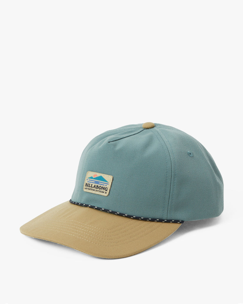 A/Div Strapback Hat - Washed Blue