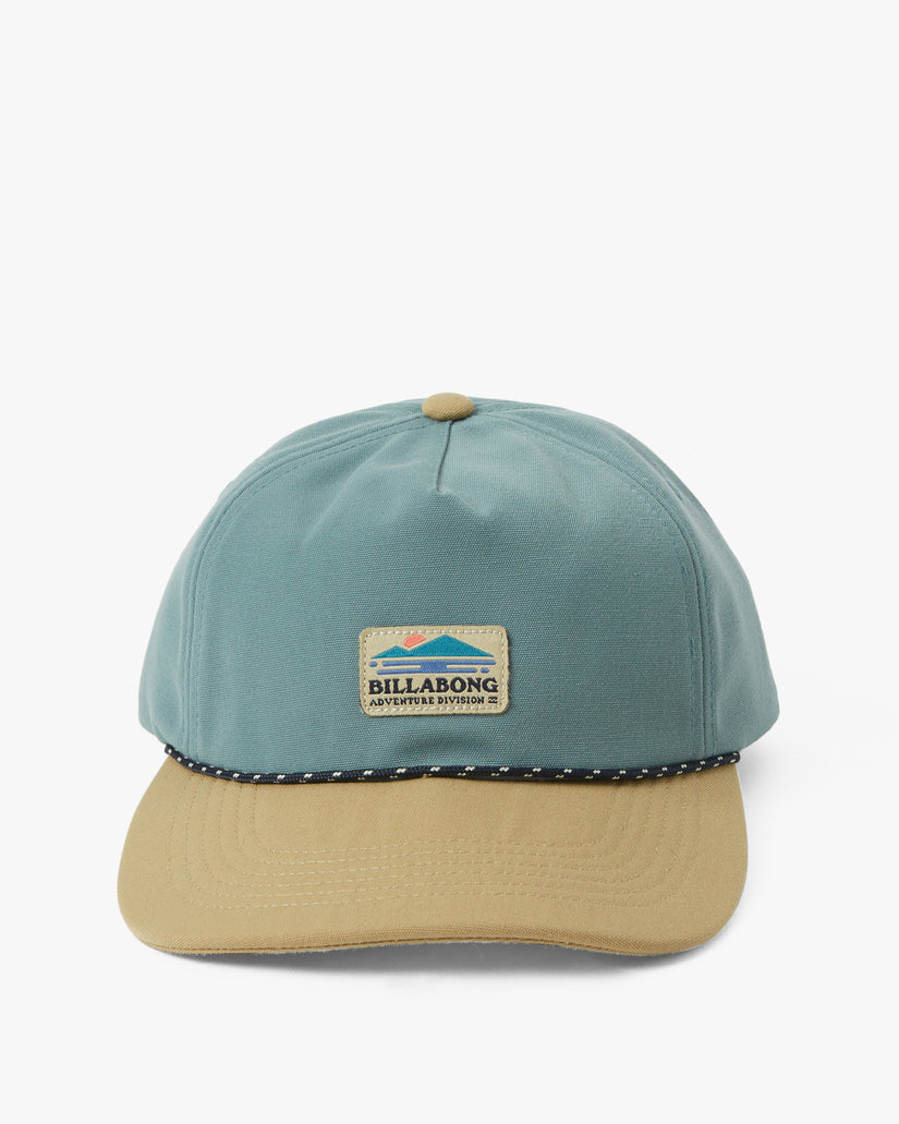 A/Div Strapback Hat - Washed Blue