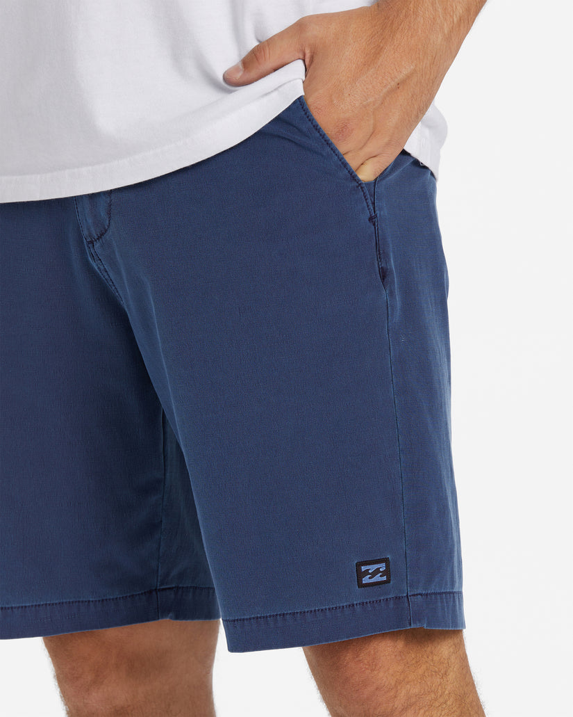 Crossfire Wave Washed 18" Hybrid Submersible Shorts - Indigo