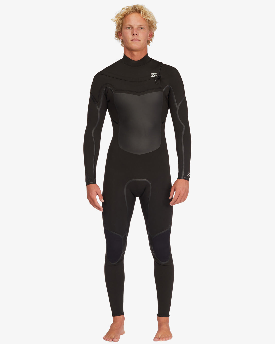 3/2 Absolute Plus Chest Zip Full Wetsuit - Black