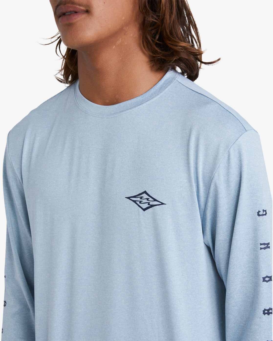 Billabong Hombre Camiseta WAVE DAZE TEE(Grey Heather)