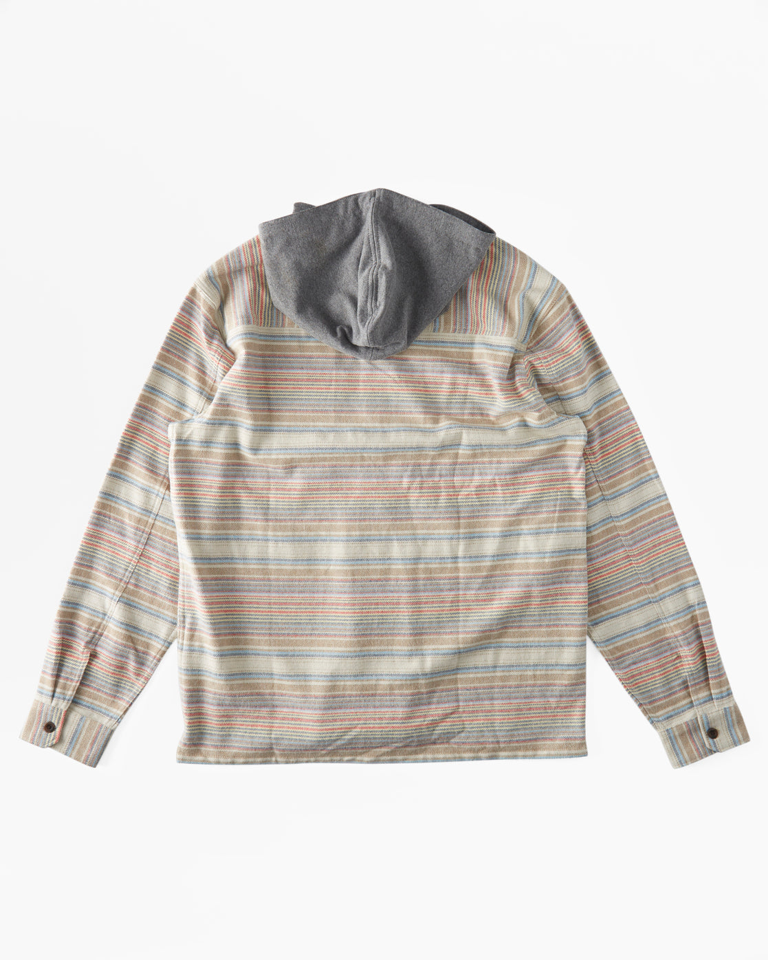 Baja Hooded Flannel Shirt Oyster