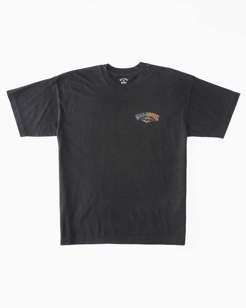 Arch Wave T-Shirt - Washed Black