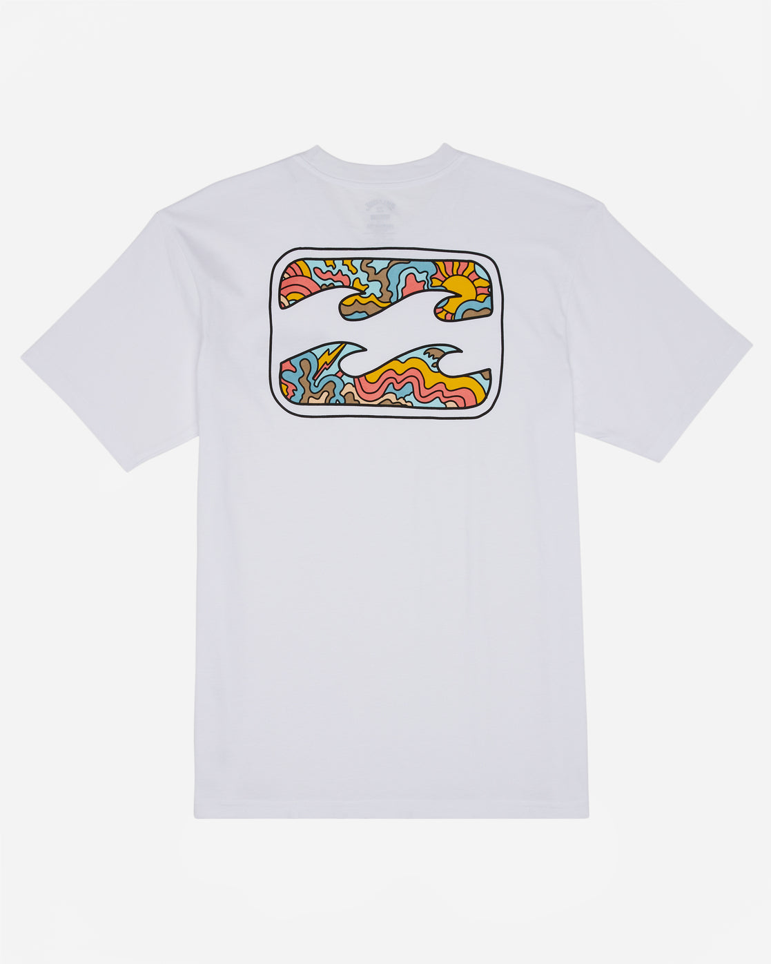 Crayon Wave Short Sleeve T-Shirt - White – Billabong.com