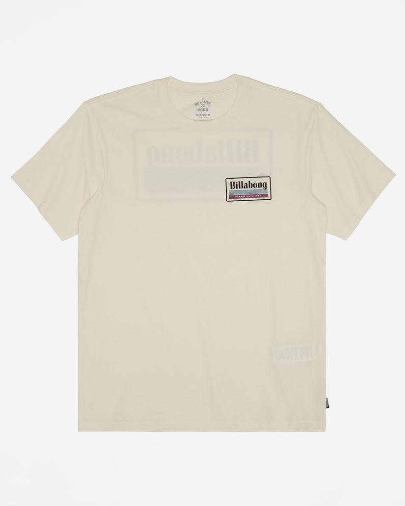 Walled Short Sleeve T-Shirt - Off White