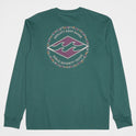 Rotor Diamond Long Sleeve T-Shirt - Billiard