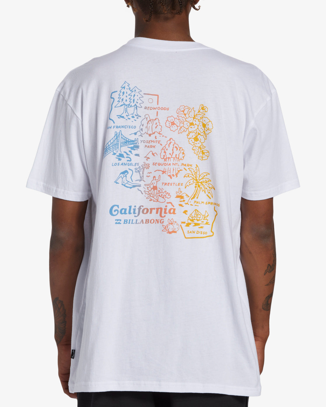 Billabong california shop t shirt