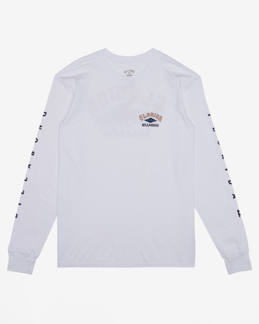 Arch Florida Long Sleeve T-Shirt - White – Billabong
