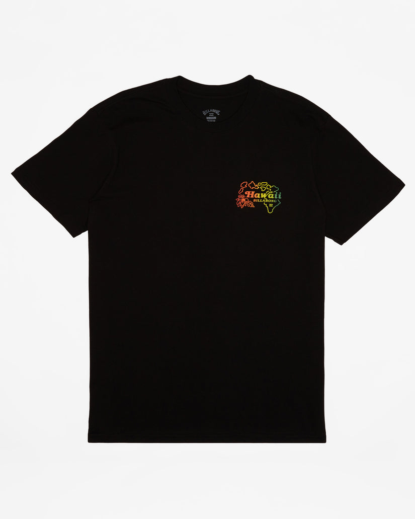 Handkie Hawaii Short Sleeve T-Shirt - Black – Billabong