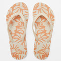 Dama Rubber Flip Flop Sandals - Dried Mango