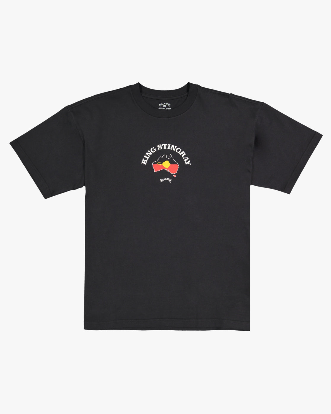 King Stringray Australia Short Sleeve T-Shirt - Black